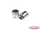 Ventieldopjes-set Piston blank alu