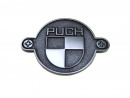 Sticker Puch logo rond badge Real Metal 4x2.8cm