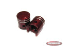 Ventieldopjes-set Piston rood